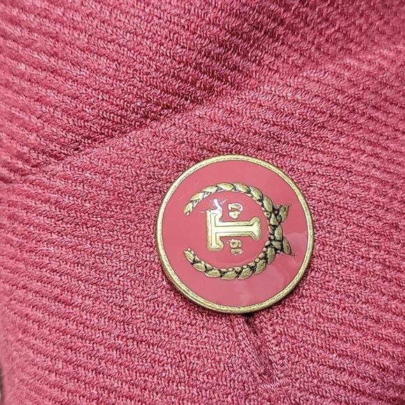 Vintage Talbots Cranberry Red Shetland Wool Blazer - Picture 10 of 10